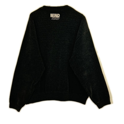 WIND AND SEA 25FW Mole Knit Crewneck Black Size L