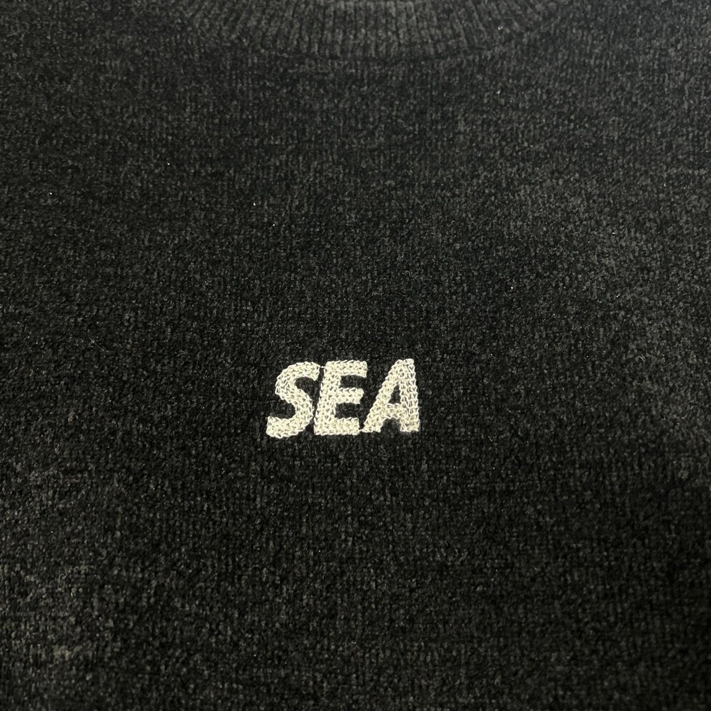 WIND AND SEA 25FW Mole Knit Crewneck Black Size L