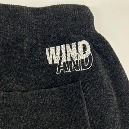 WIND AND SEA 25FW Mole Knit Cargo Pants Black Size 30