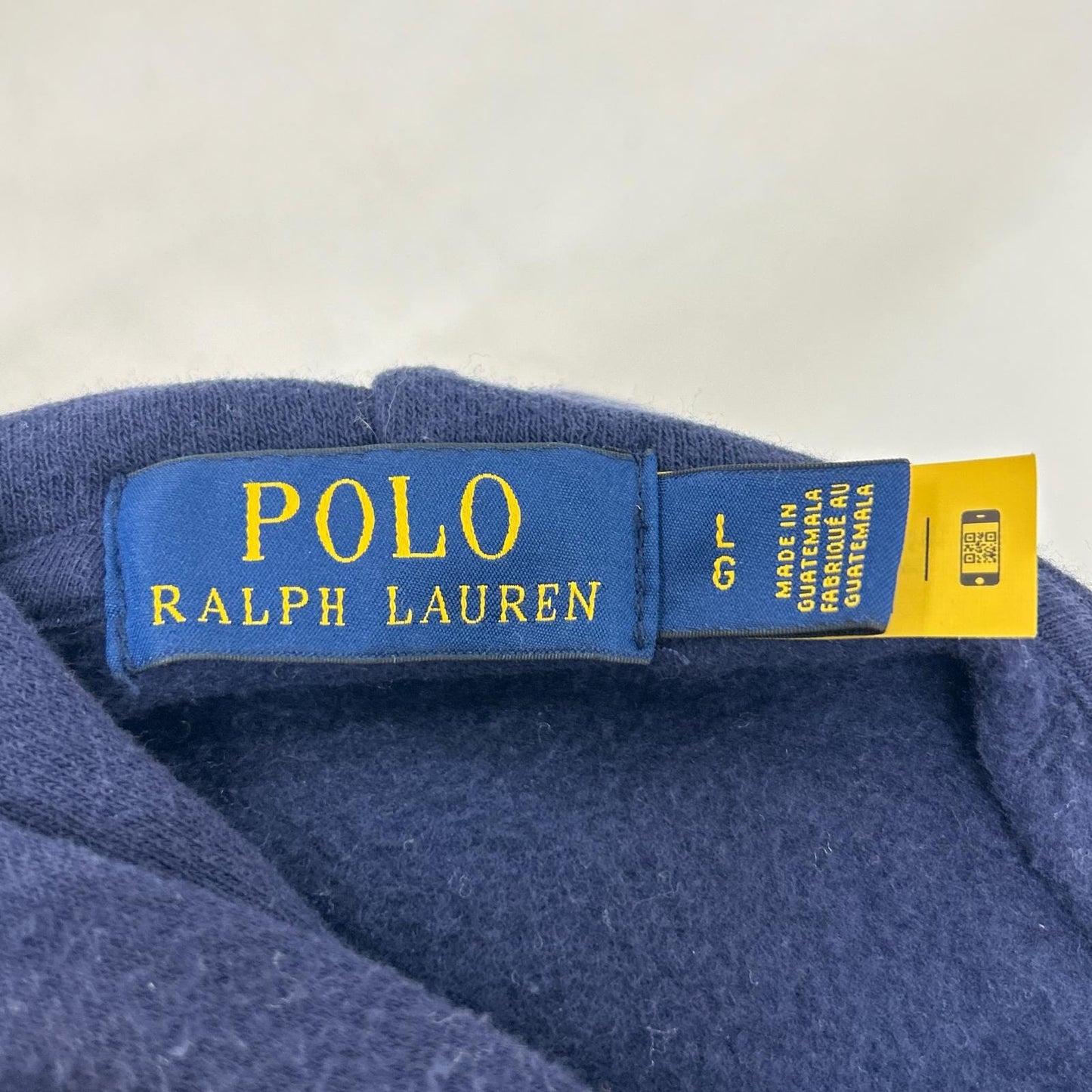 POLO RALPH LAUREN Polo Bear Cotton Hoodie Navy Size L