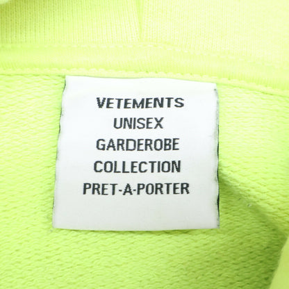 VETEMENTS 23AW Logo Gradient Hoodie Yellow/Green Size S