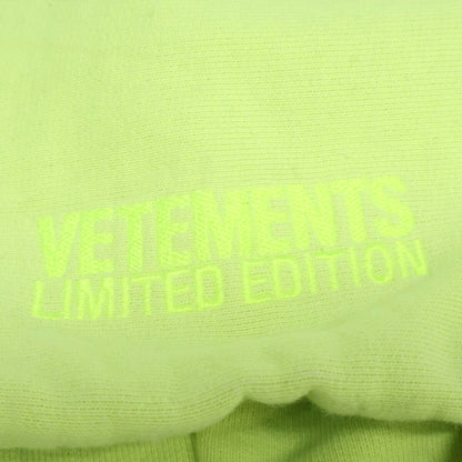 VETEMENTS 23AW Logo Gradient Hoodie Yellow/Green Size S