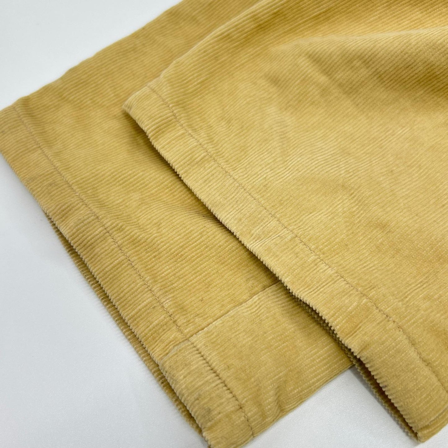 BOTTEGA VENETA Fine-Rib Corduroy Pants Yellow-Beige Size 52