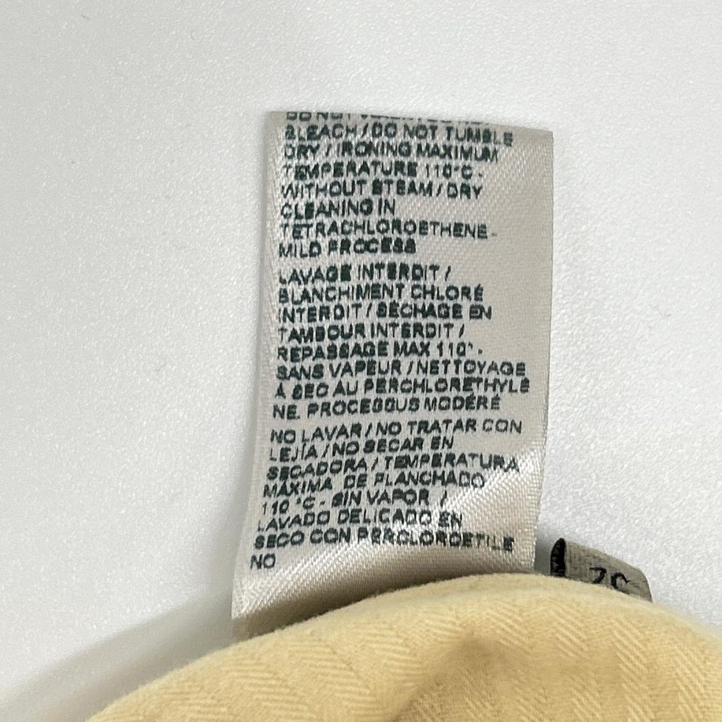 BOTTEGA VENETA Fine-Rib Corduroy Pants Yellow-Beige Size 52