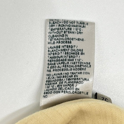 BOTTEGA VENETA Fine-Rib Corduroy Pants Yellow-Beige Size 52