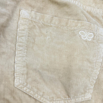 BOTTEGA VENETA Fine-Rib Corduroy Pants Yellow-Beige Size 52