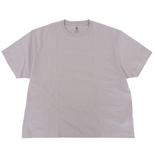 BATONER CHOMA Crew Neck T-Shirt Greige Size WIDE