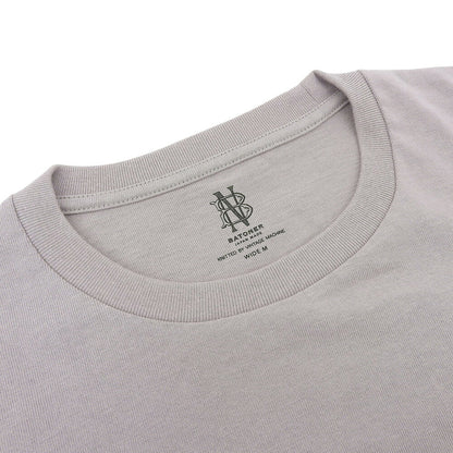 BATONER CHOMA Crew Neck T-Shirt Greige Size WIDE