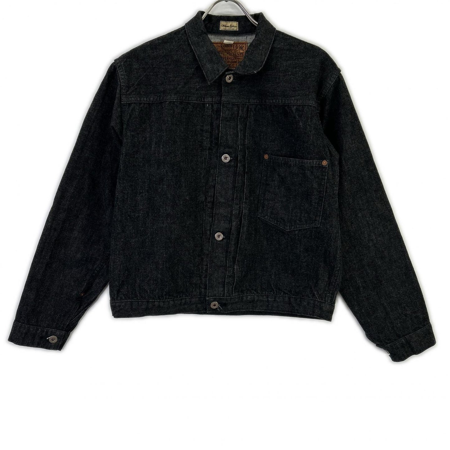 BUZZ RICKSON'S WWII Black Denim Jacket Size 40