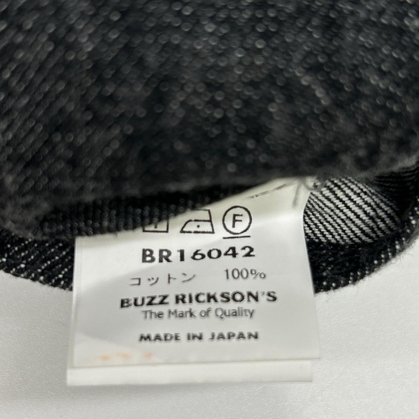 BUZZ RICKSON'S WWII Black Denim Jacket Size 40