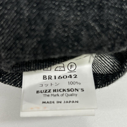 BUZZ RICKSON'S WWII Black Denim Jacket Size 40