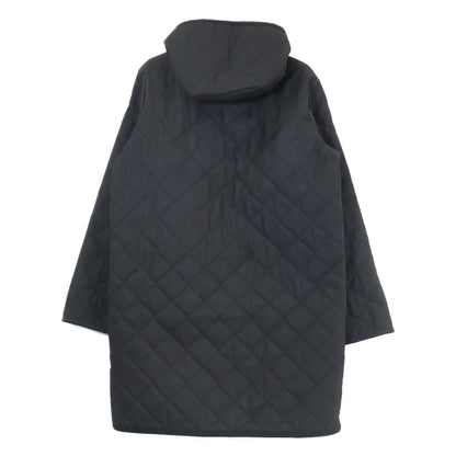 SOPHNET. x LAVENHAM BRUNDON Quilted Hooded Coat Black Size 2
