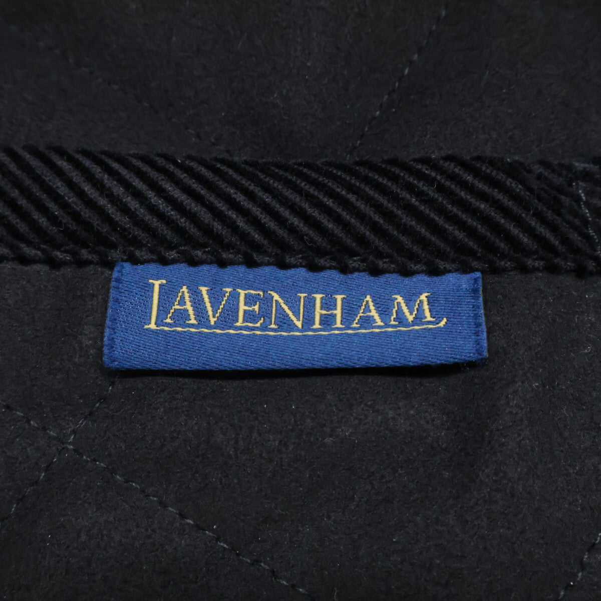 SOPHNET. x LAVENHAM BRUNDON Quilted Hooded Coat Black Size 2
