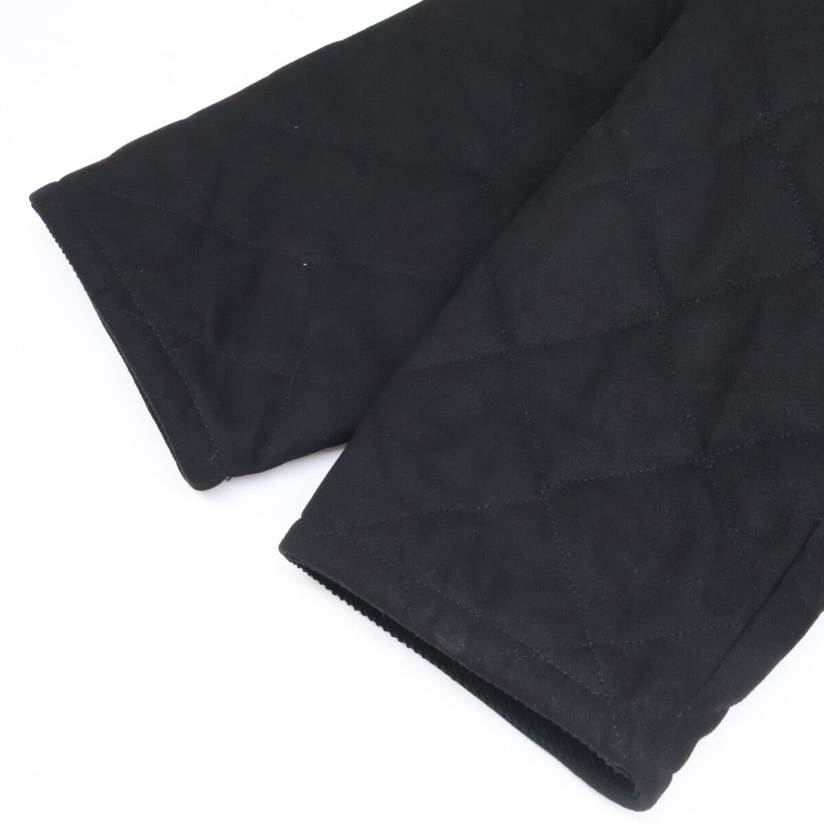 SOPHNET. x LAVENHAM BRUNDON Quilted Hooded Coat Black Size 2