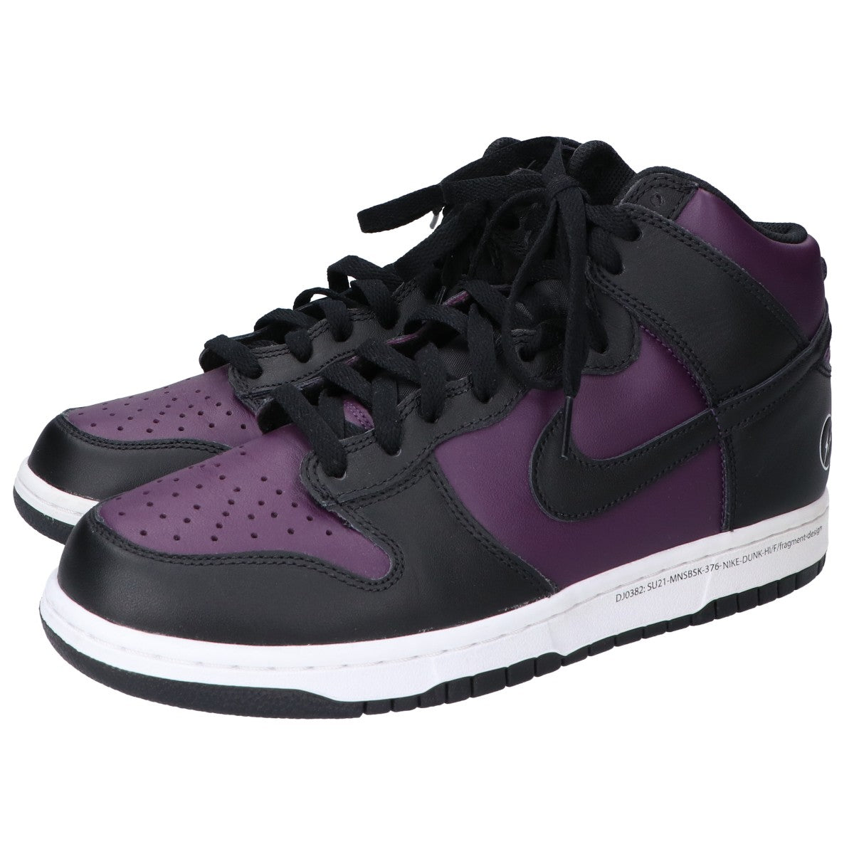 NIKE x Fragment Design Sneakers Black/Purple Size 27cm