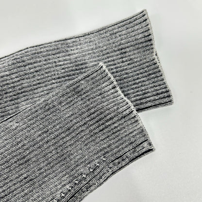 DIESEL K-MARTIN Distressed Rib Knit Gray Size XS