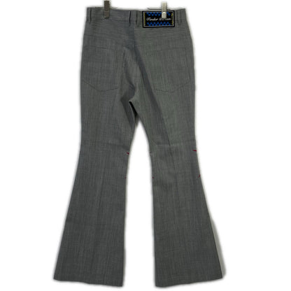 TENDER PERSON Spider Knees Flare Pants Gray Size 4