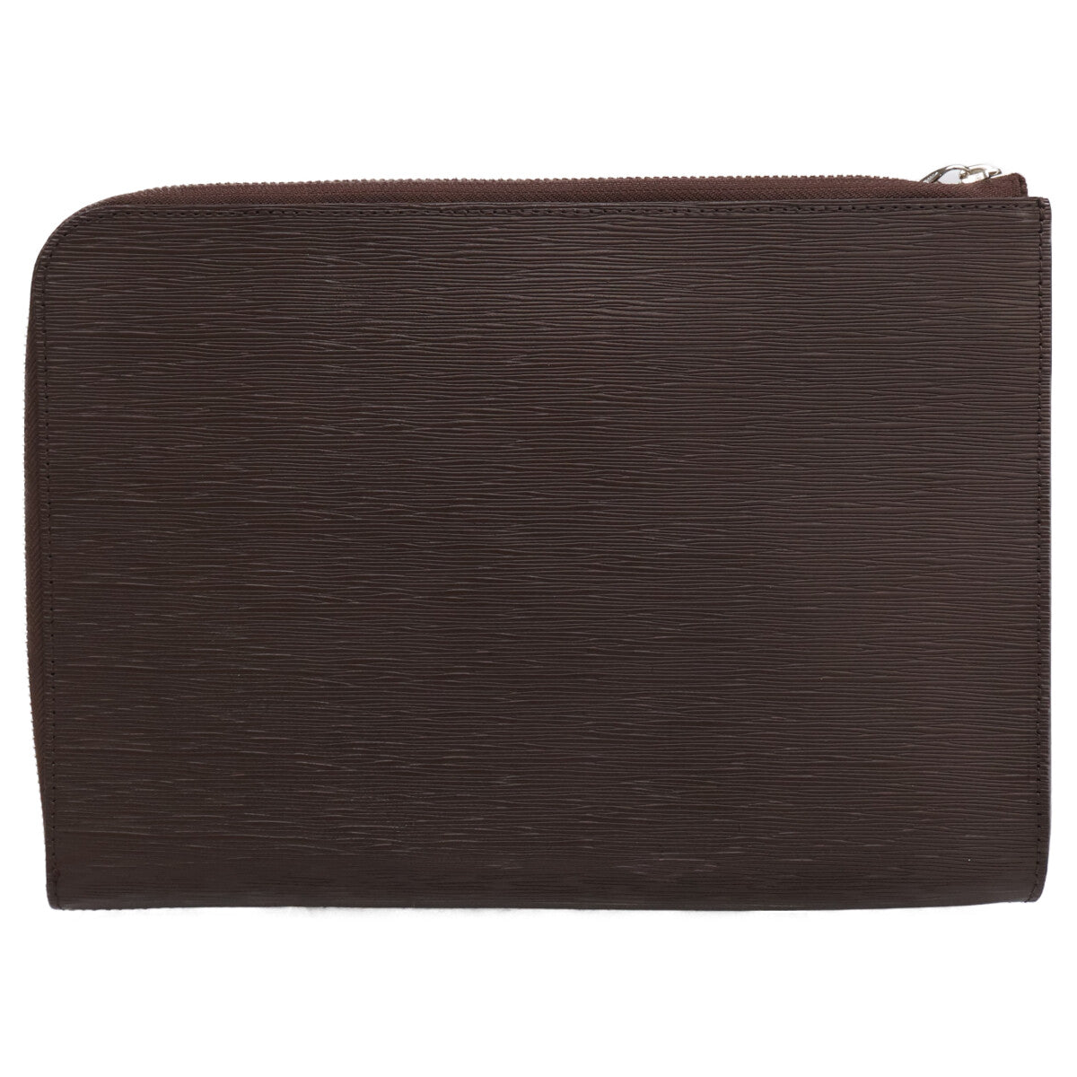 PELLE MORBIDA CA205 CAPITANO Dark Brown Clutch Size ONE SIZE