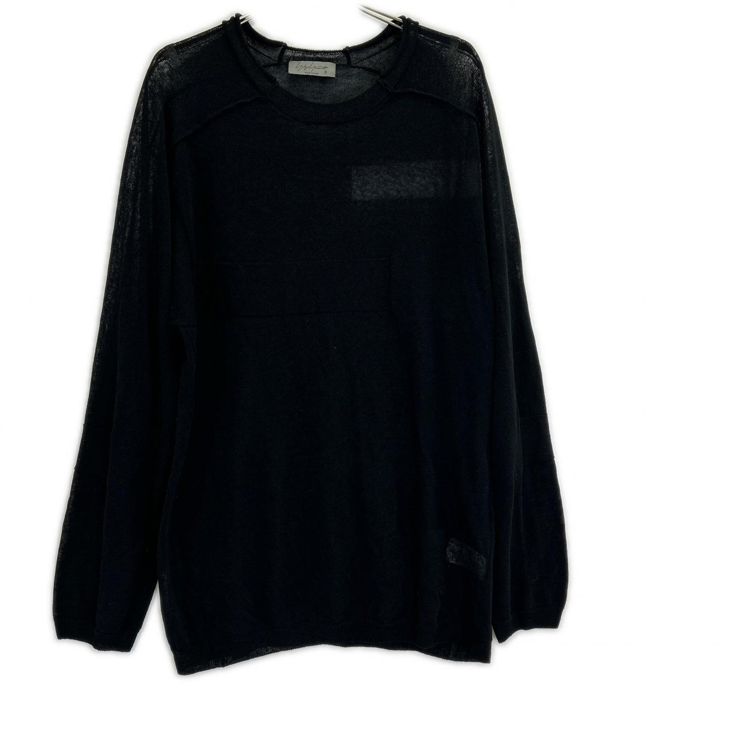 Yohji Yamamoto POUR HOMME 24SS Sheer Sleeve T-Shirt Size 3