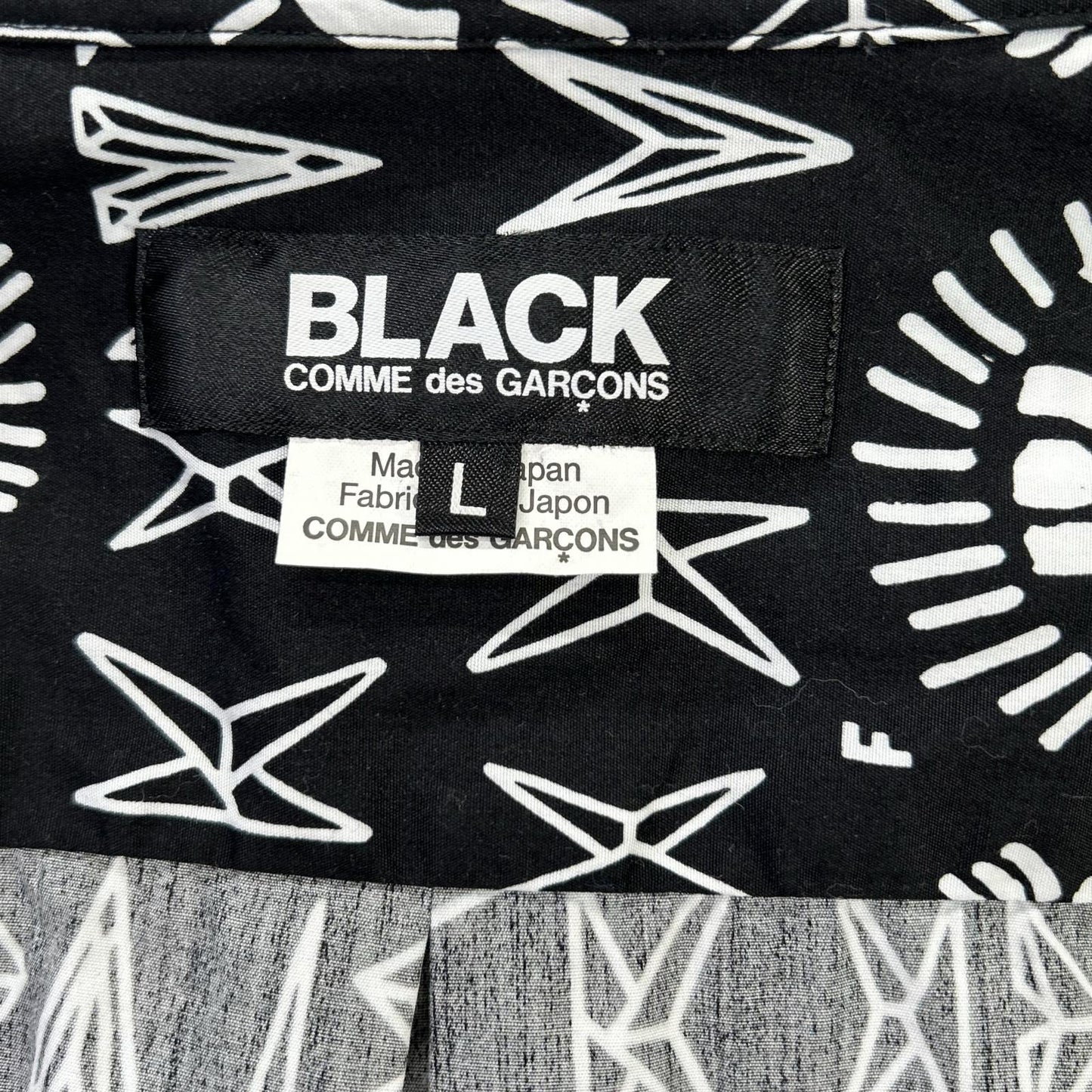 BLACKCOMMEdesGARCONS x Filip Pagowski Panel Shirt Size L