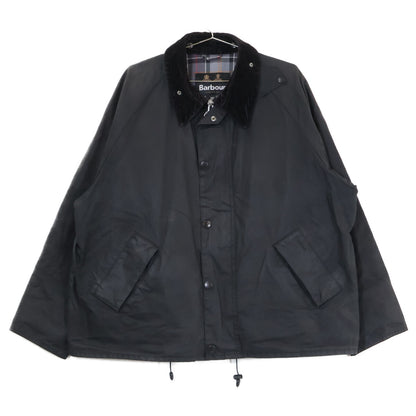 Barbour Transport Wax Short Jacket Black Size 42
