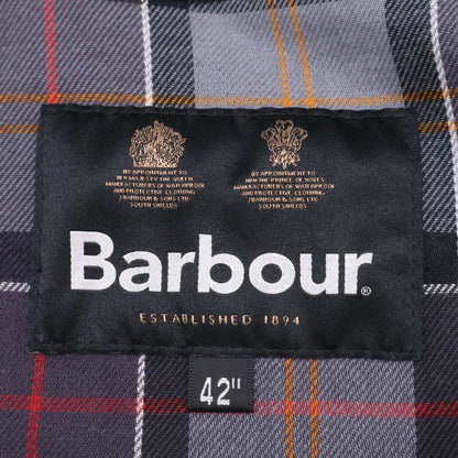 Barbour Transport Wax Short Jacket Black Size 42