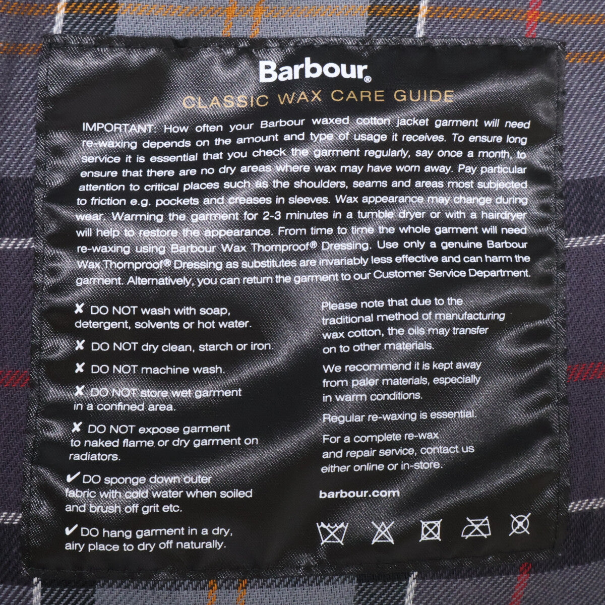 Barbour Transport Wax Short Jacket Black Size 42