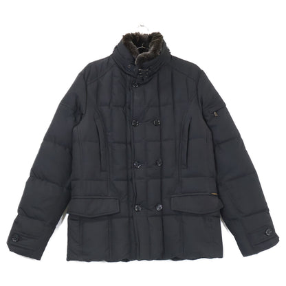 MOORER SIRO-KM Fur Collar Down Jacket Black Size 48