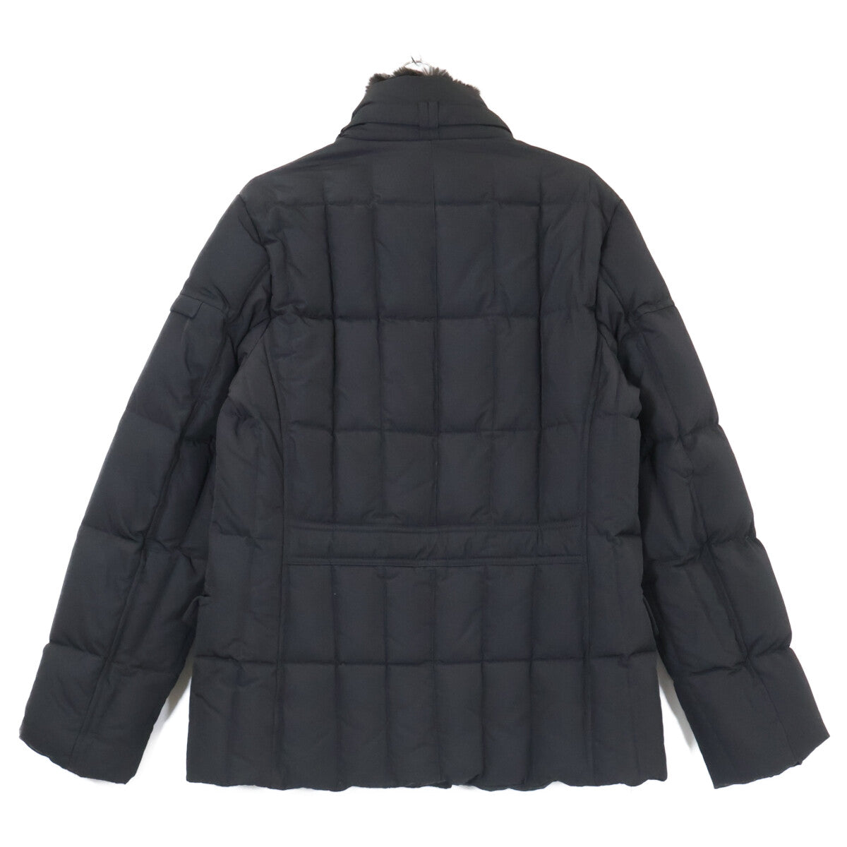 MOORER SIRO-KM Fur Collar Down Jacket Black Size 48