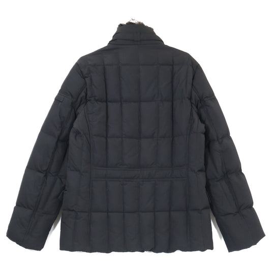 MOORER SIRO-KM Fur Collar Down Jacket Black Size 48