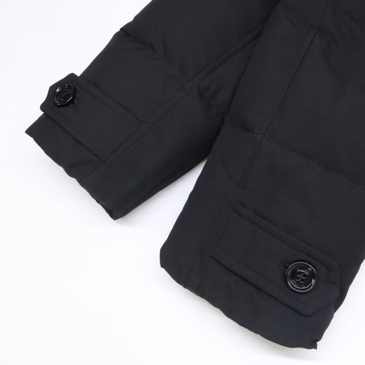 MOORER SIRO-KM Fur Collar Down Jacket Black Size 48