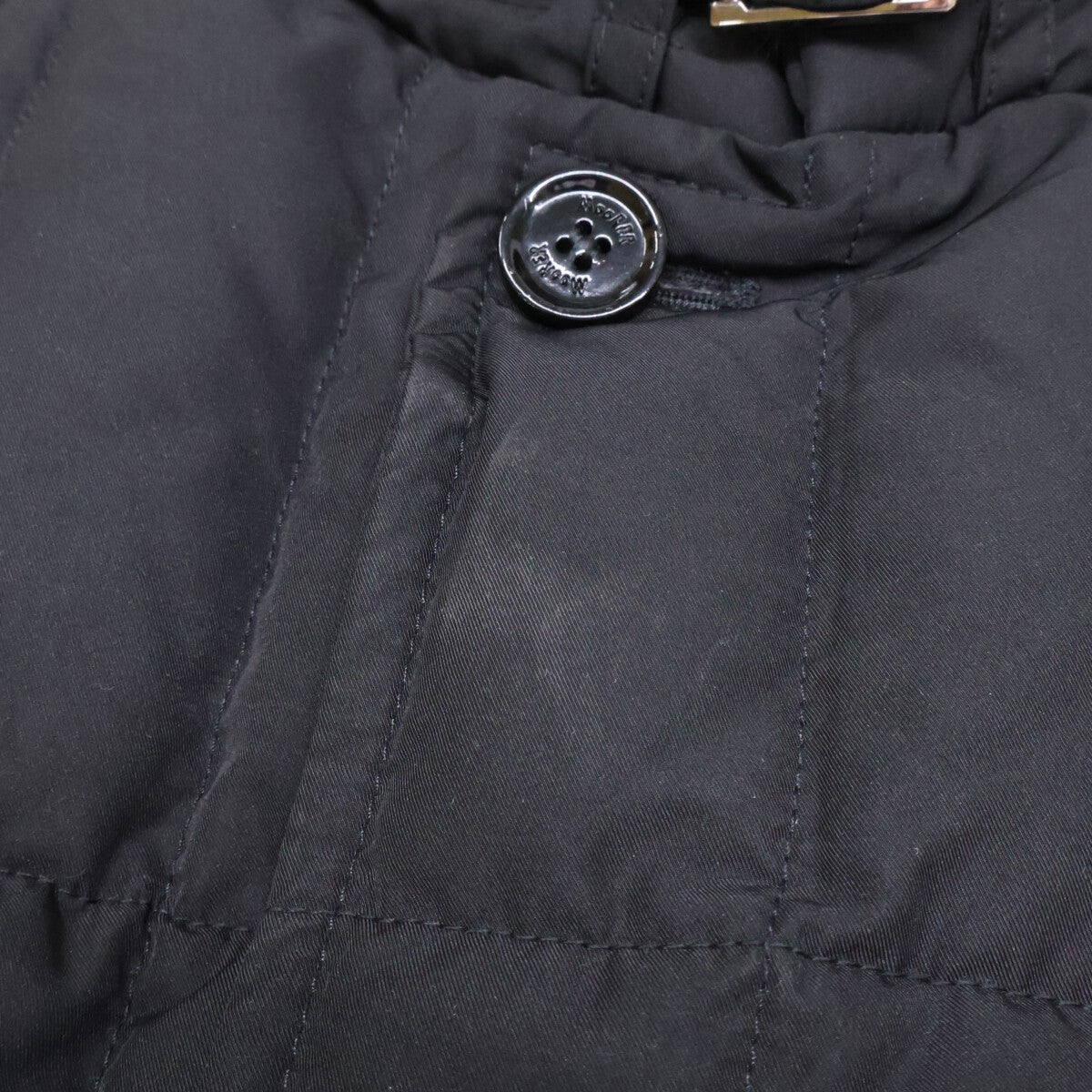 MOORER SIRO-KM Fur Collar Down Jacket Black Size 48