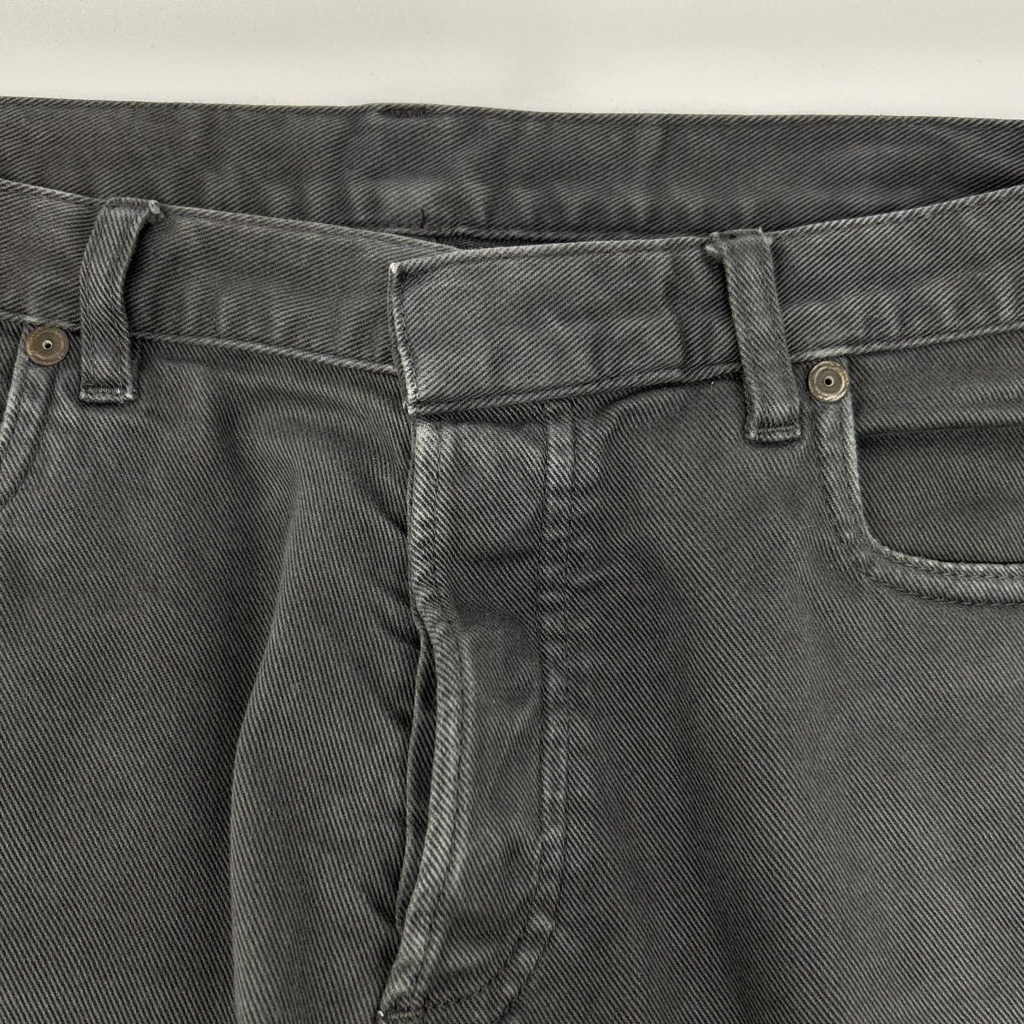 Maison Margiela 2017 Gray Button Fly Denim Jeans Size 30