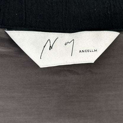 ANCELLM ANC-SH92 Black Crepe Shirt Jacket