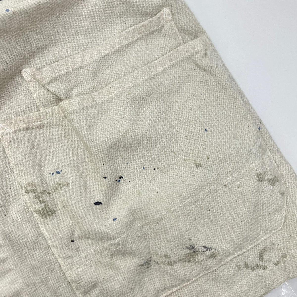 ANCELLM White Cotton Duck Coverall Jacket