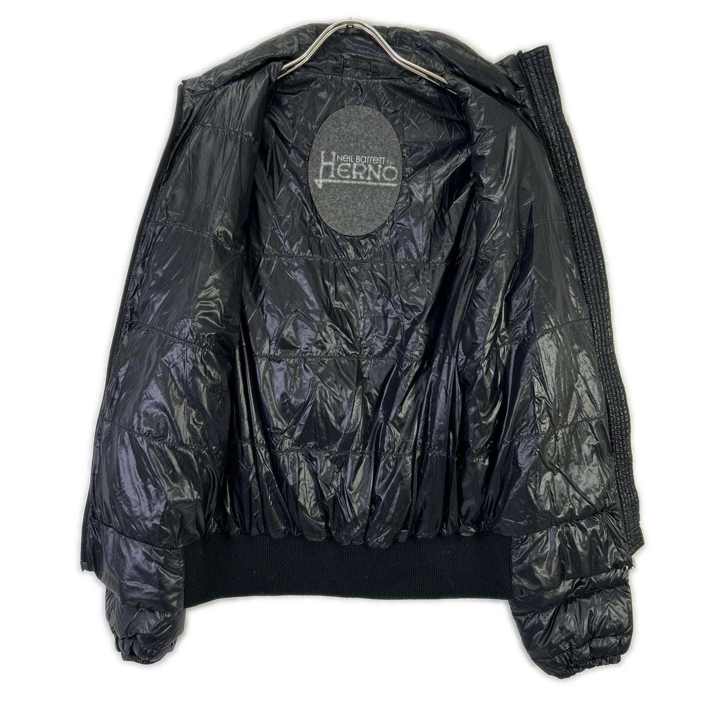 HERNO x Neil Barrett Black Nylon Down Jacket Size S