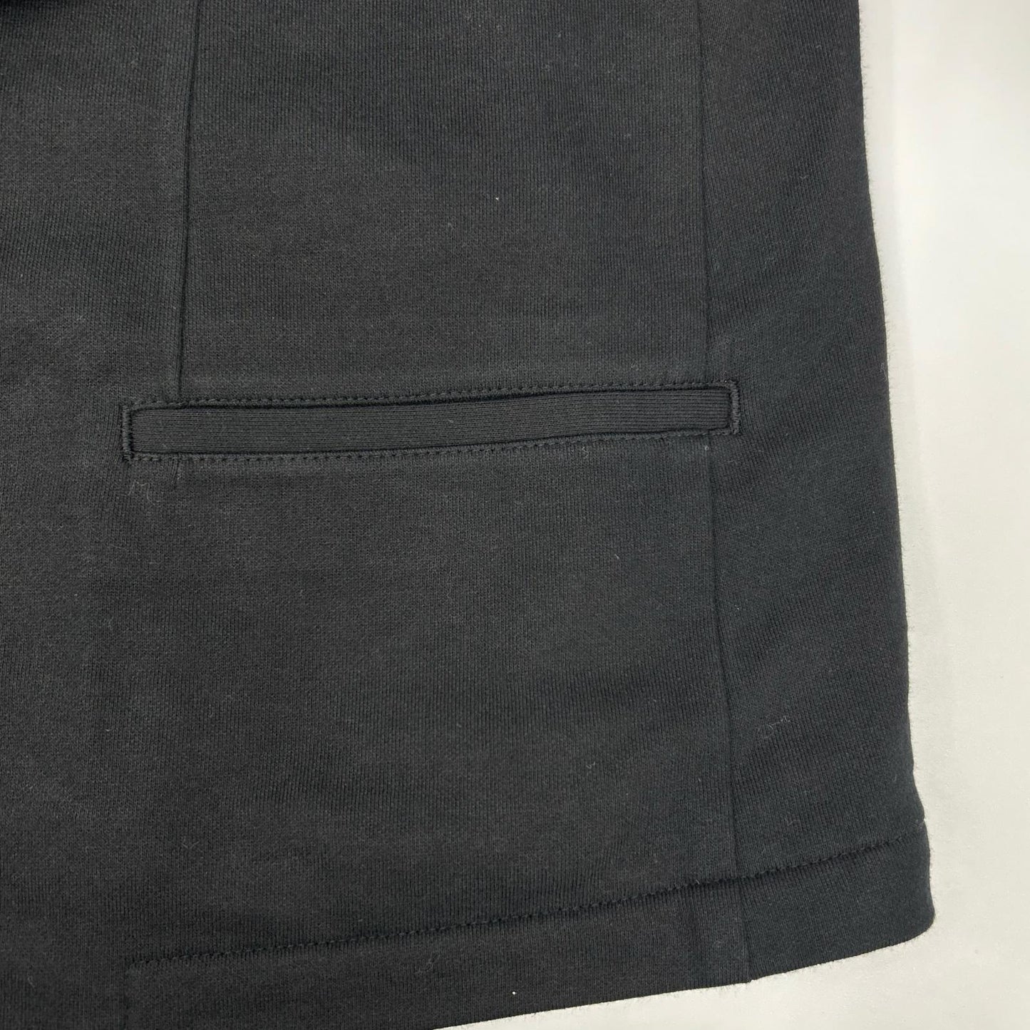 Y's Black Asymmetric Combed Fleece Cotton Jacket Size 3