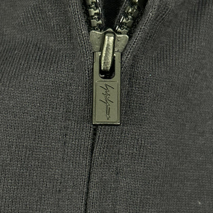 REGULATION Yohji Yamamoto Navy Hooded Zip Vest Size 3
