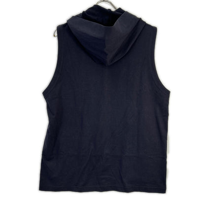 REGULATION Yohji Yamamoto Navy Hooded Zip Vest Size 3