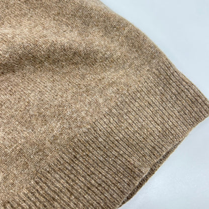 POLO RALPH LAUREN Beige/White Striped Wool Knit Size M