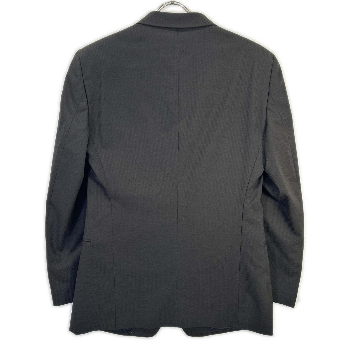 EMPORIOARMANI Brown Striped Polyester Suit Set Up Size 46