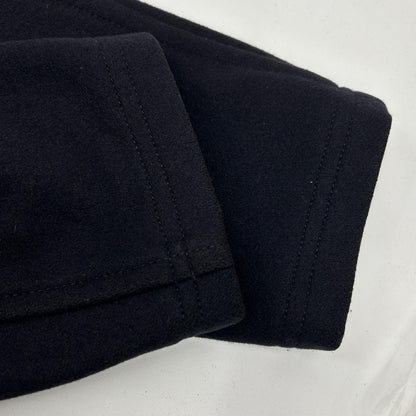 EMPORIOARMANI Black Wool P-Coat Size 46