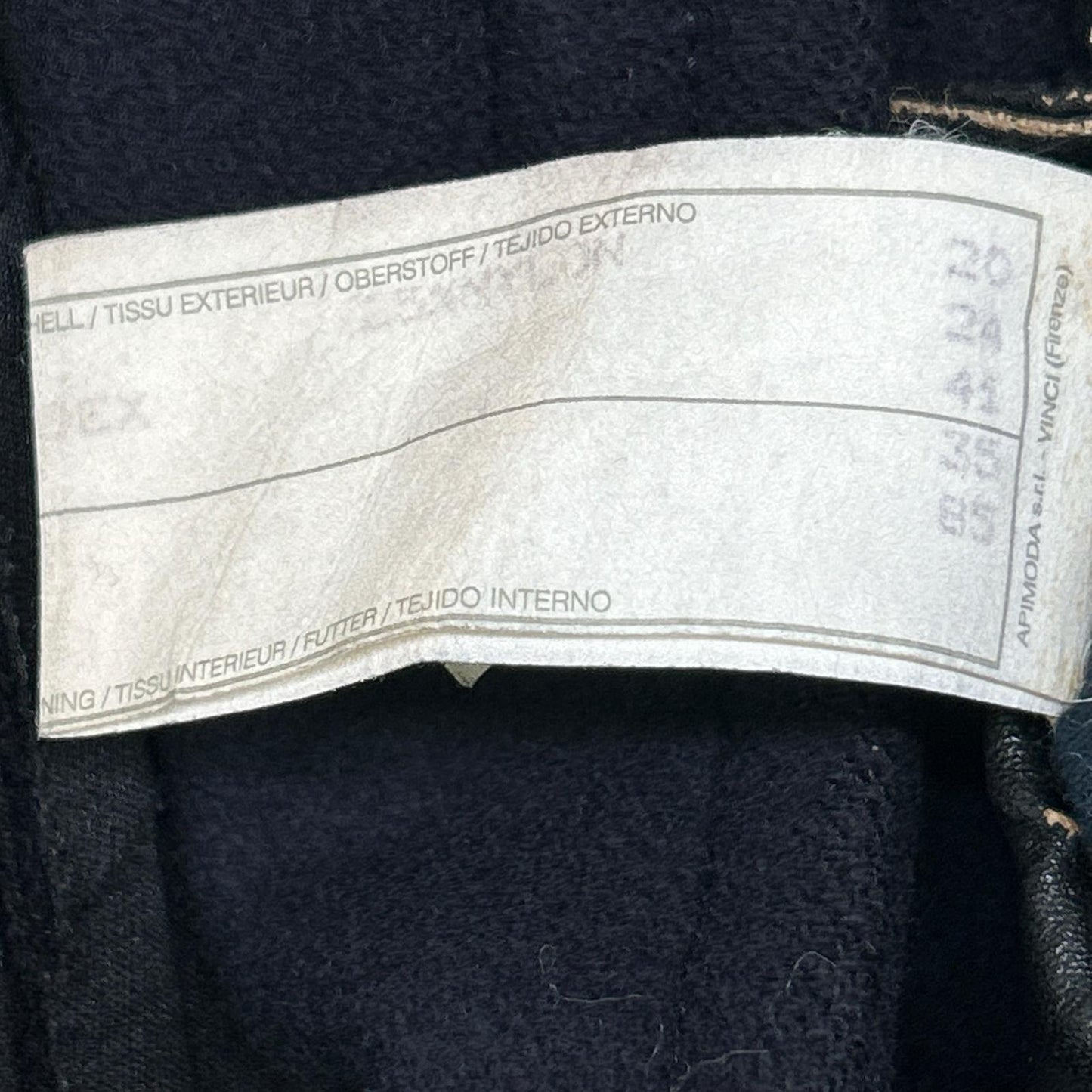 EMPORIOARMANI Black Wool P-Coat Size 46
