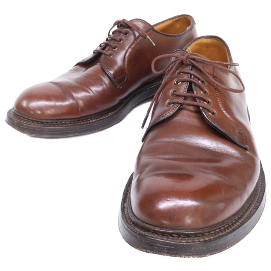 Alden x SHIPS Cordovan Plain Toe Shoes Brown Size US 7.5