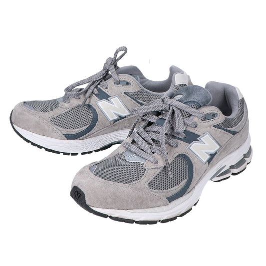 NEW BALANCE M2002RST Suede Mesh Sneakers Gray Size 24.5