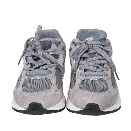 NEW BALANCE M2002RST Suede Mesh Sneakers Gray Size 24.5