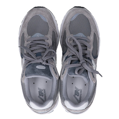 NEW BALANCE M2002RST Suede Mesh Sneakers Gray Size 24.5