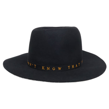 HYSTERIC GLAMOUR x Stetson Embroidered Hat Black Size L
