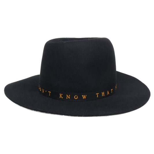 HYSTERIC GLAMOUR x Stetson Embroidered Hat Black Size L