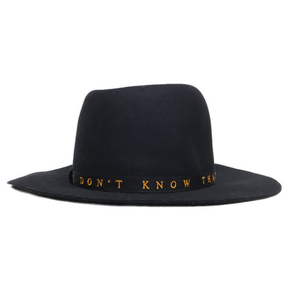 HYSTERIC GLAMOUR x Stetson Embroidered Hat Black Size L